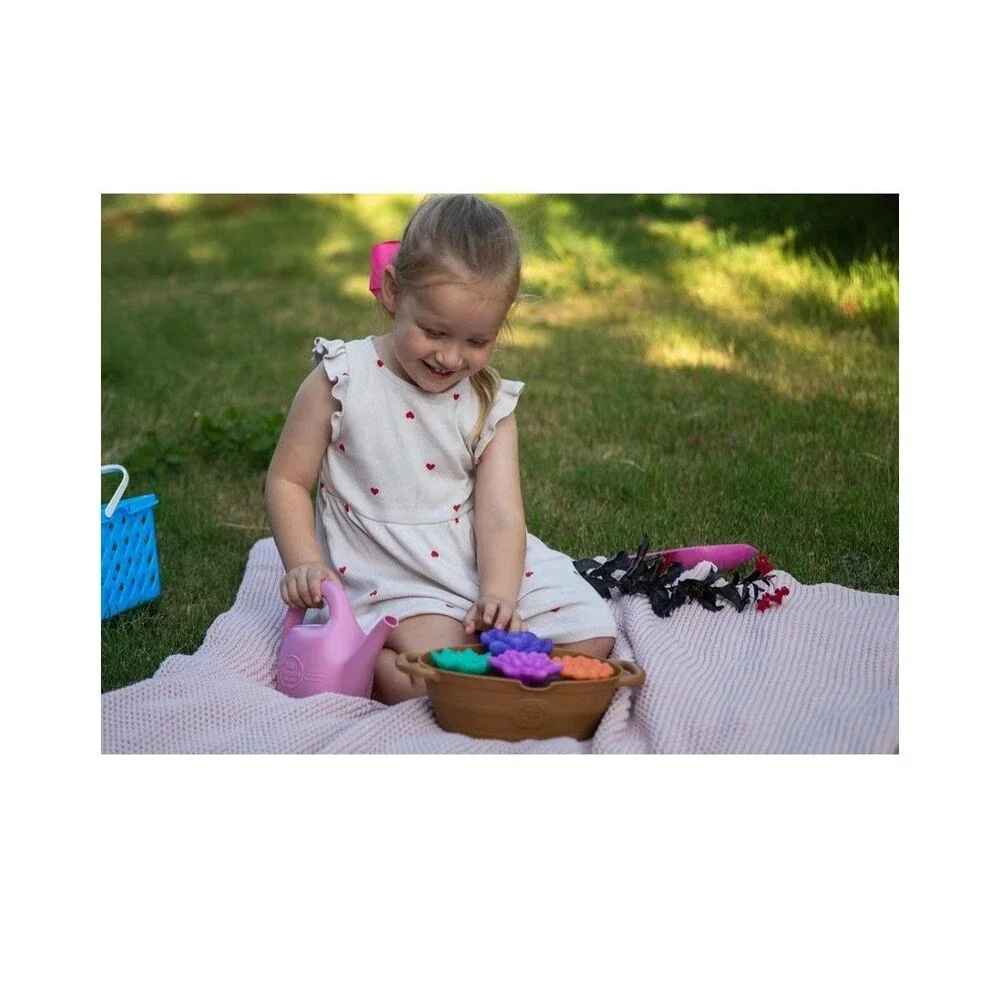 Green Toys Magic Flower Watering Can Activity Toy Set Eco-Friendly Recycled